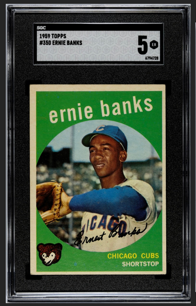 Ernie Banks 1959 Topps SGC 5