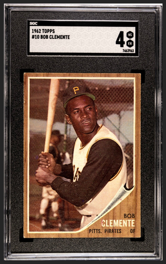 Roberto Clemente 1962 Topps SGC 4
