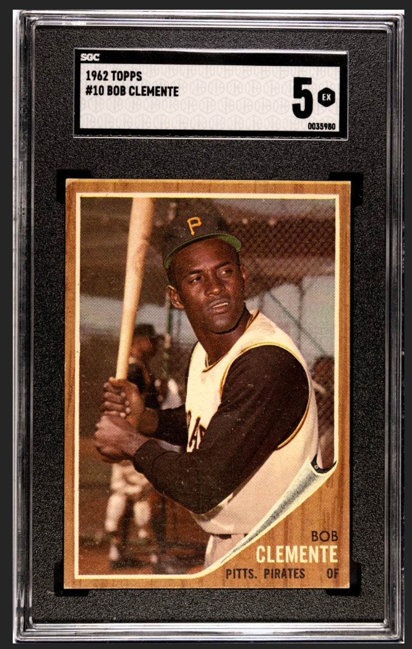 Roberto Clemente 1962 Topps SGC 5