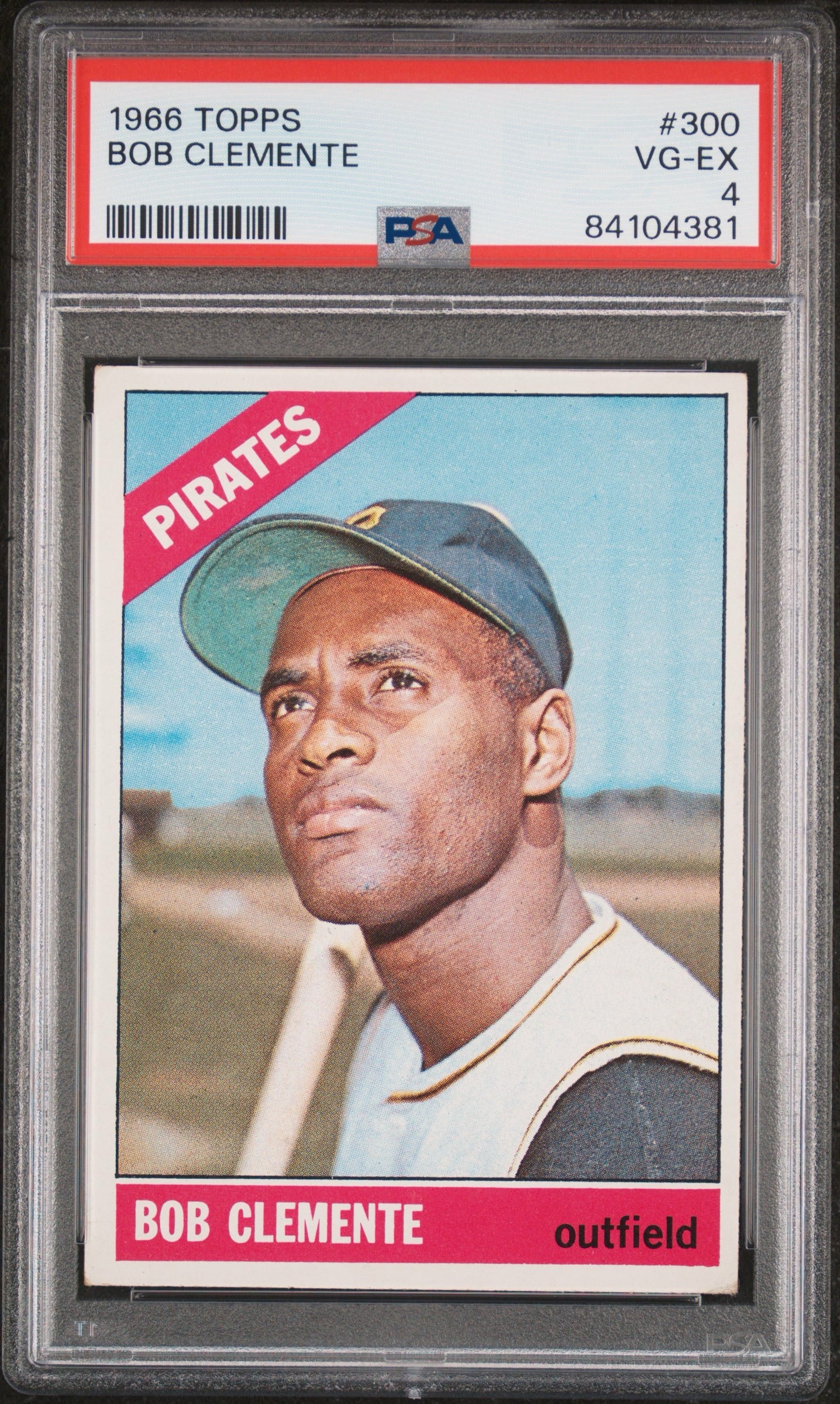 Roberto Clemente 1966 Topps PSA 4