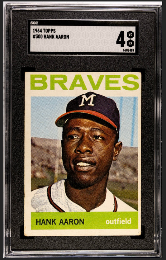 Hank Aaron 1964 Topps 4