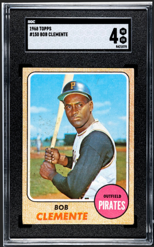 Roberto Clemente 1968 Topps SGC 4