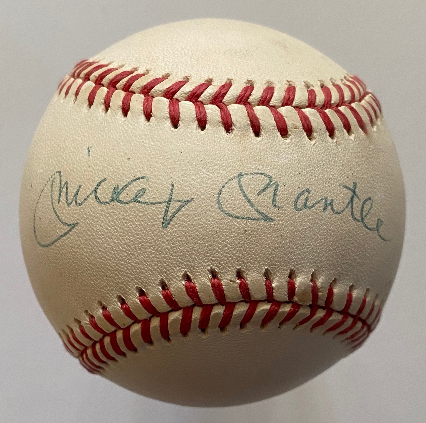 Mickey Mantle Signed Baseball Authenticated By JSA/LOA