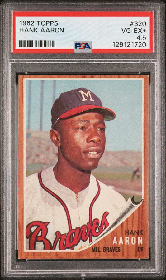 Hank Aaron 1962 Topps PSA 4.5