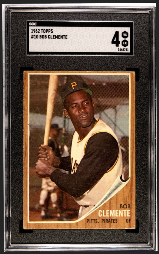 Roberto Clemente 1962 Topps SGC 4