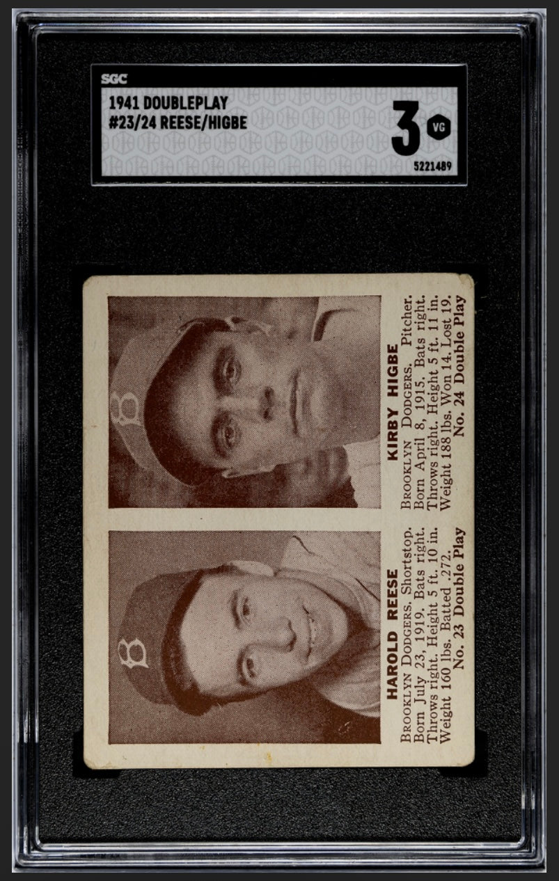 Reese/Higbe 1941 Doubleplay SGC 3