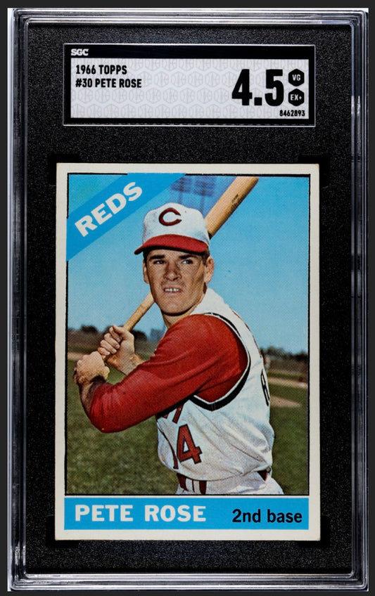 Pete Rose 1966 Topps SGC 4.5