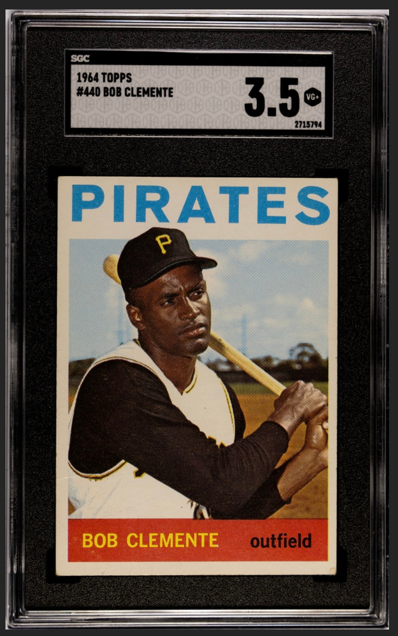 Roberto Clemente 1964 Topps SGC 3.5