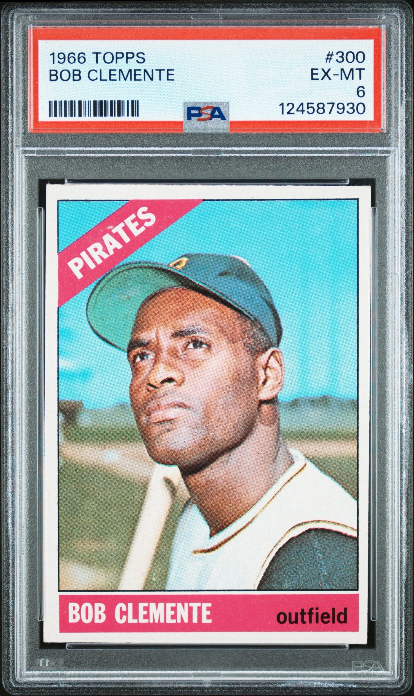 Roberto Clemente 1966 Topps PSA 6