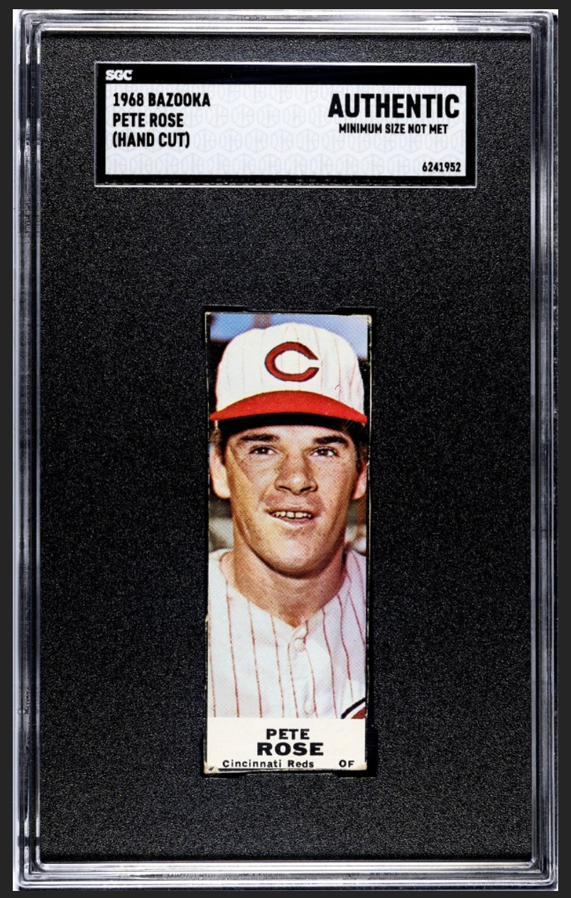 Pete Rose 1968 Bazooka SGC A