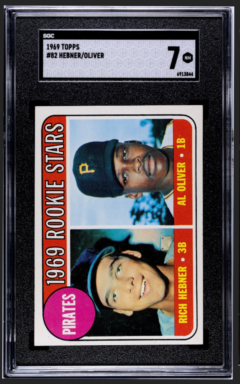 Hebner/Oliver 1969 Topps SGC 7