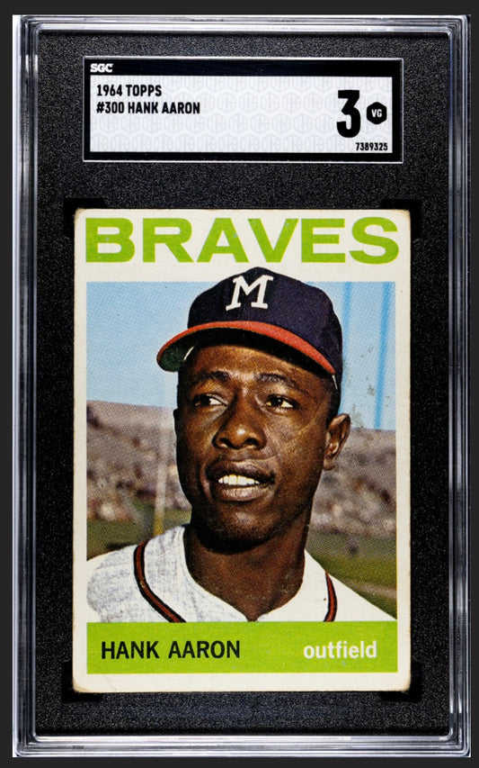 Hank Aaron 1964 Topps SGC 3