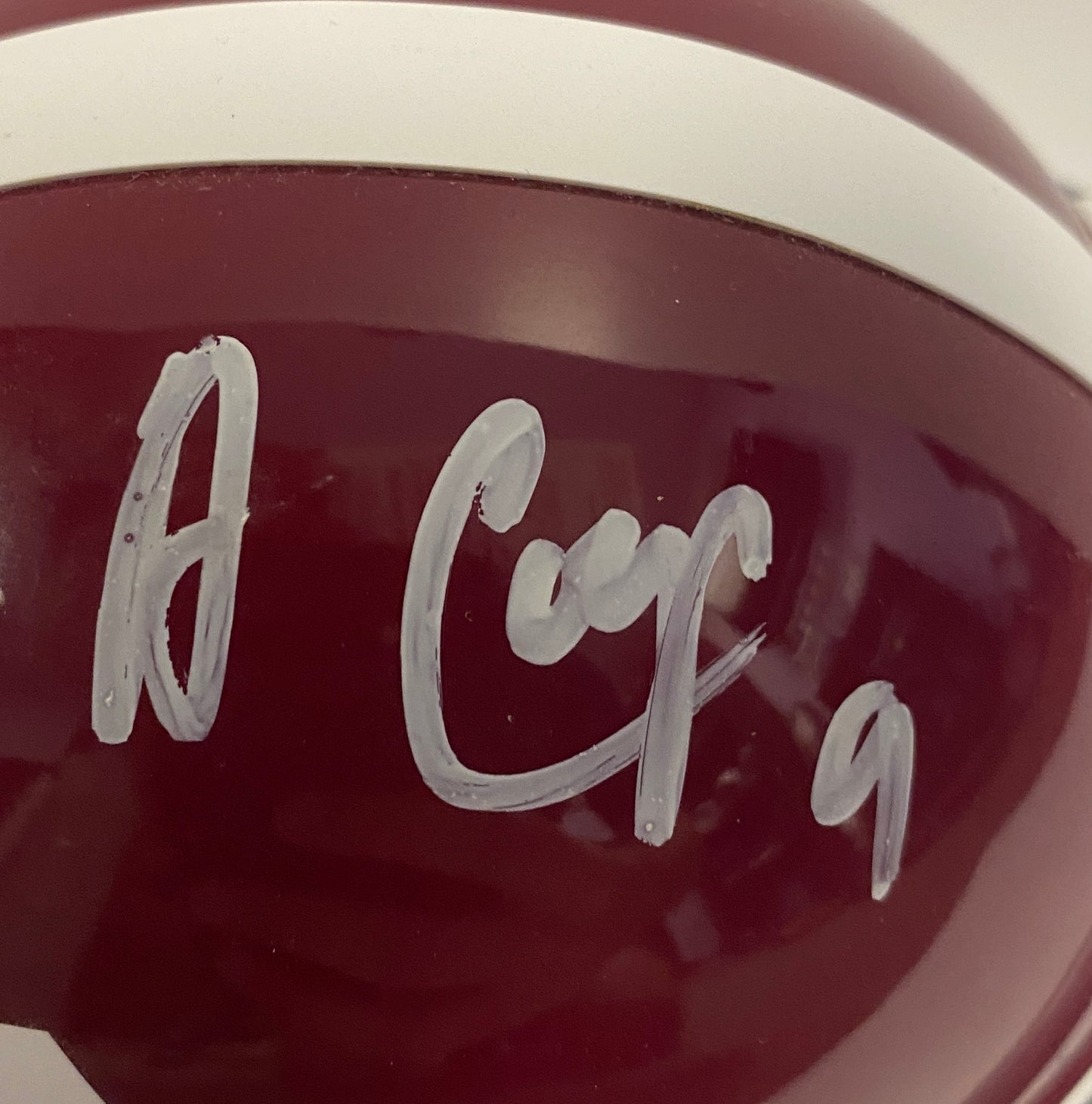 Amari Cooper Signed Alabama Crimson Mini Helmet