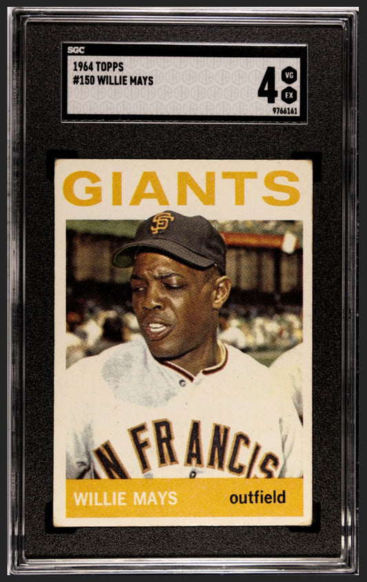 Willie Mays 1964 Topps SGC 4