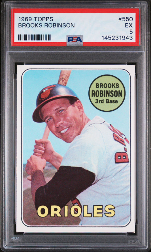 Brooks Robinson 1969 Topps PSA 5