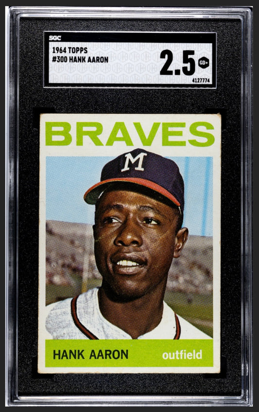Hank Aaron 1964 Topps SGC 2.5