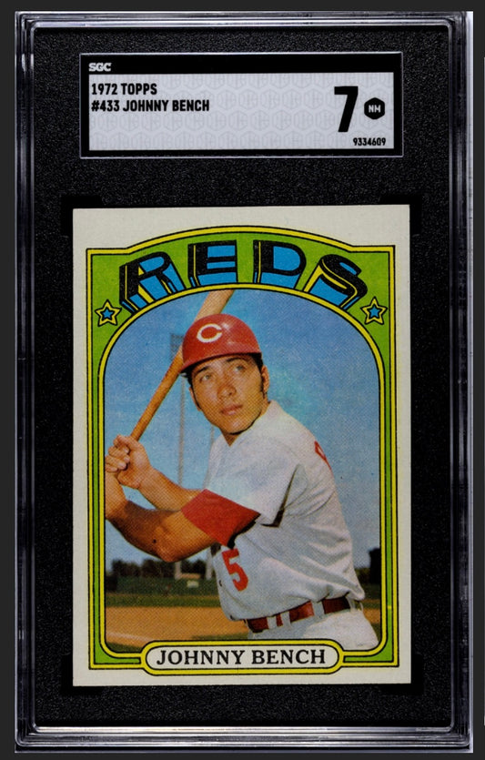 Johnny Bench 1972 Topps SGC 7