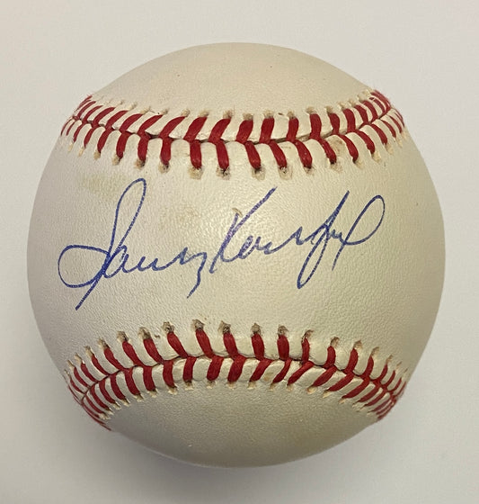 Sandy Koufax Signed Baseball Authenticated By JSA LOA