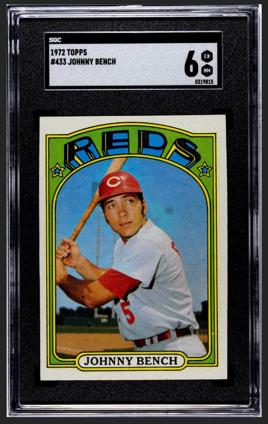 Johnny Bench 1972 Topps SGC 6