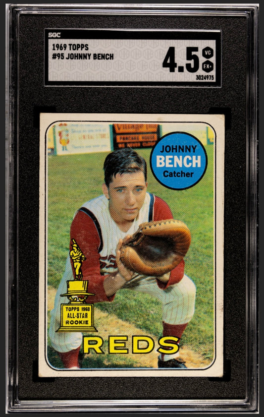 Johnny Bench 1969 Topps SGC 4.5
