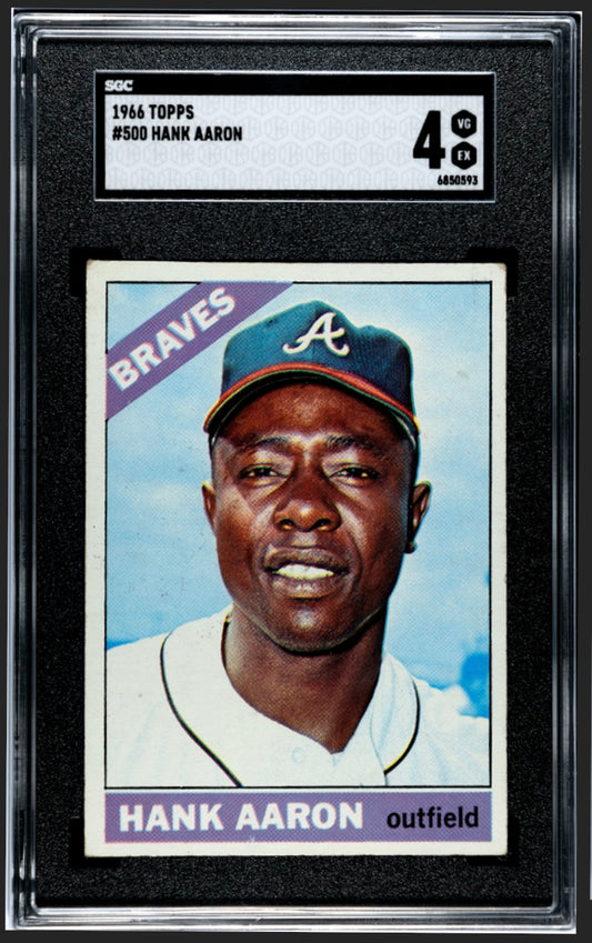 Hank Aaron 1966 Topps SGC 4