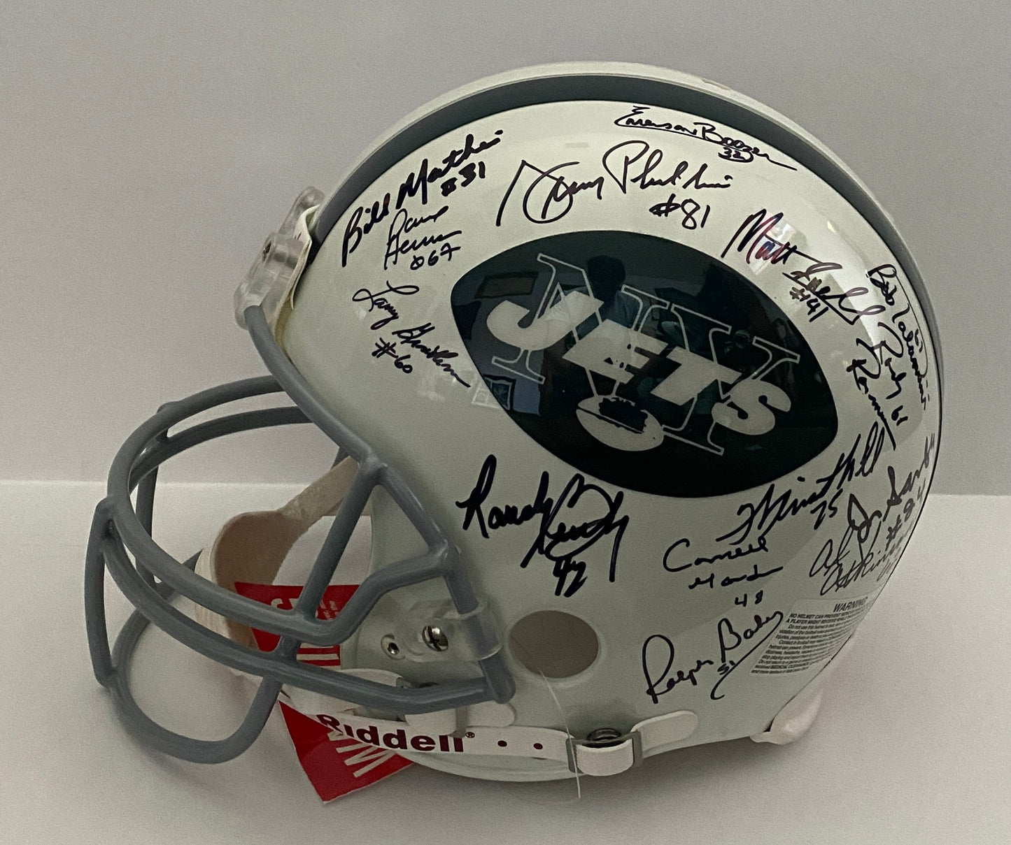1969 New York Jets 27 Signatures Authentic Helmet