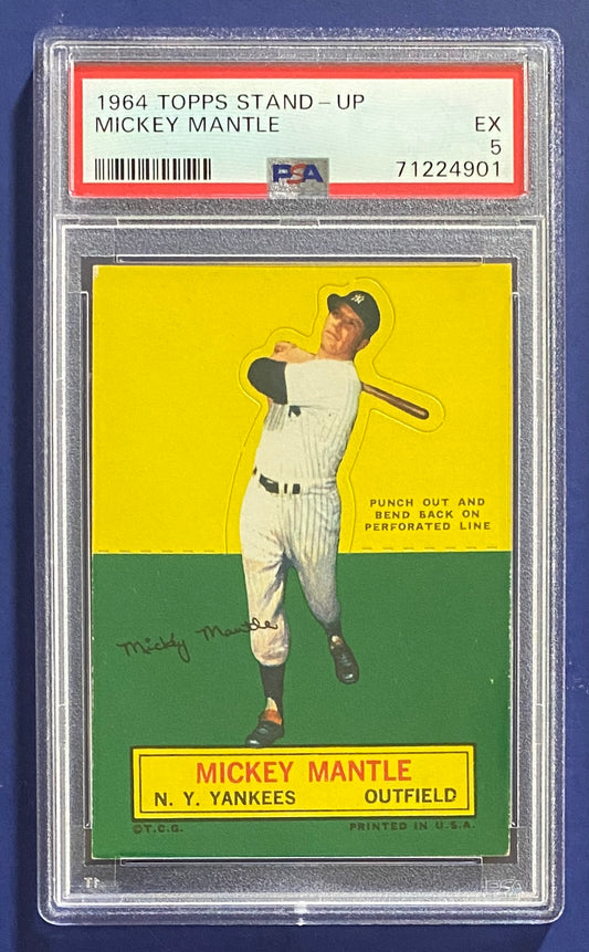 Mickey Mantle 1964 Topps Stand-Up PSA 5