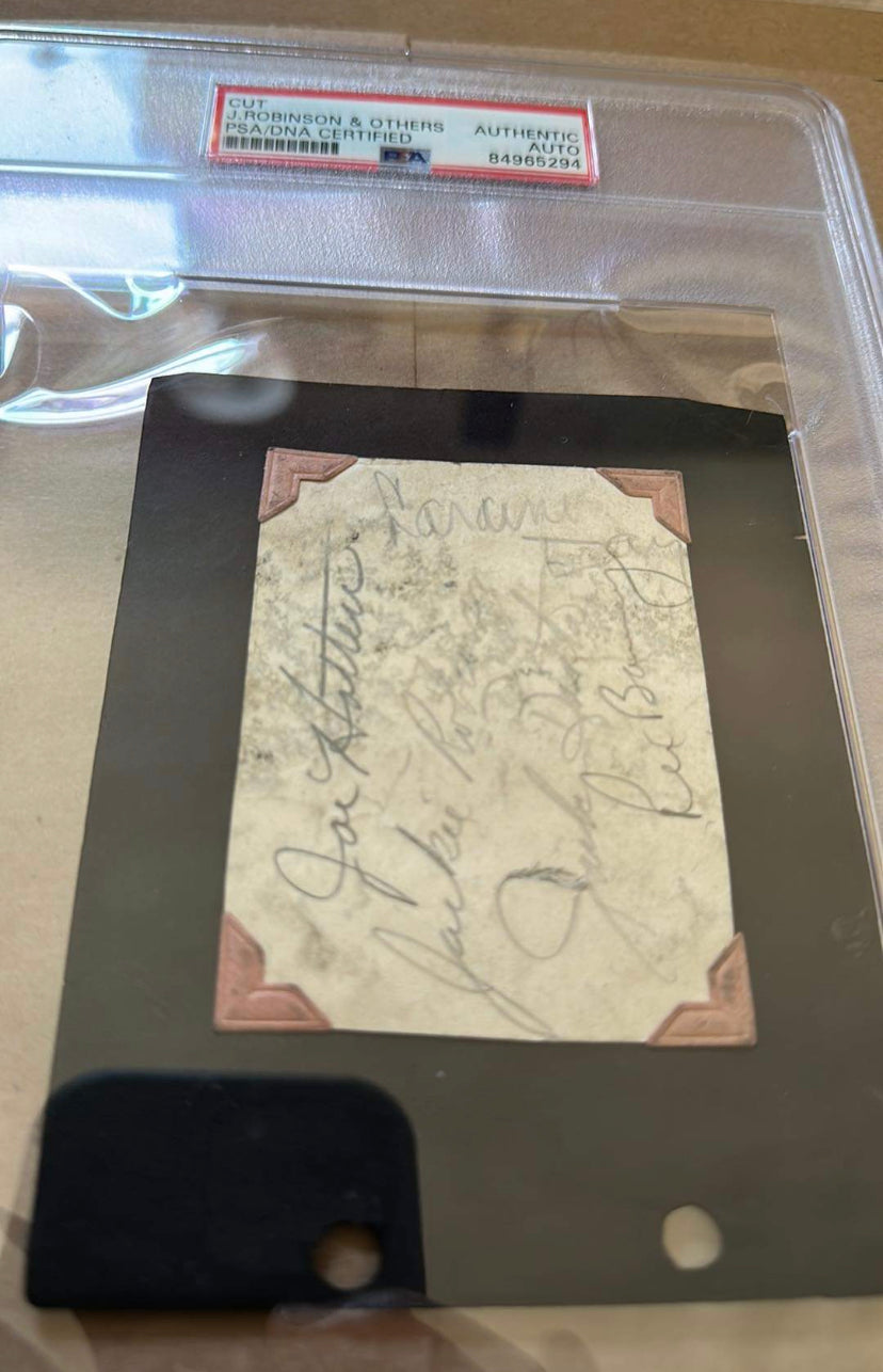 EARLY JACKIE  ROBINSON AUTO PSA MOST LIKELY ROOKIE BASED ON PLAYERS SIGNED