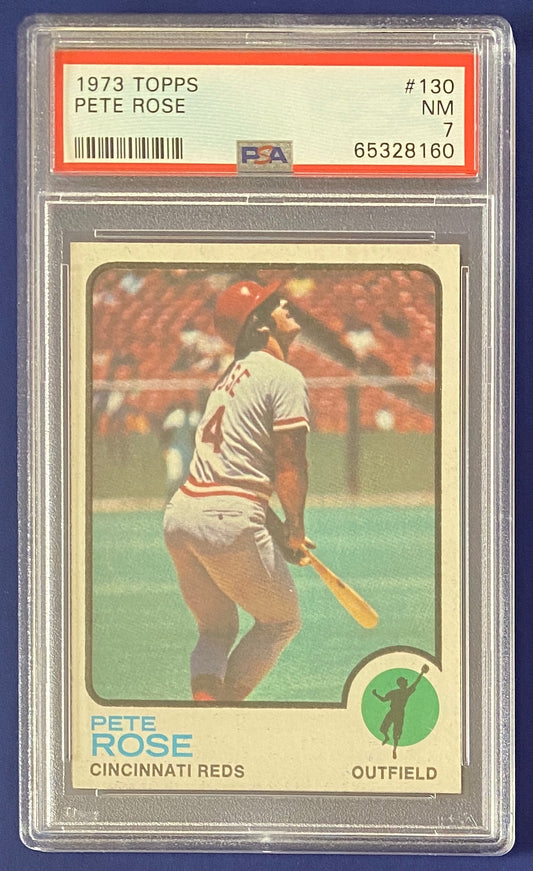 Pete Rose 1973 Topps PSA 7