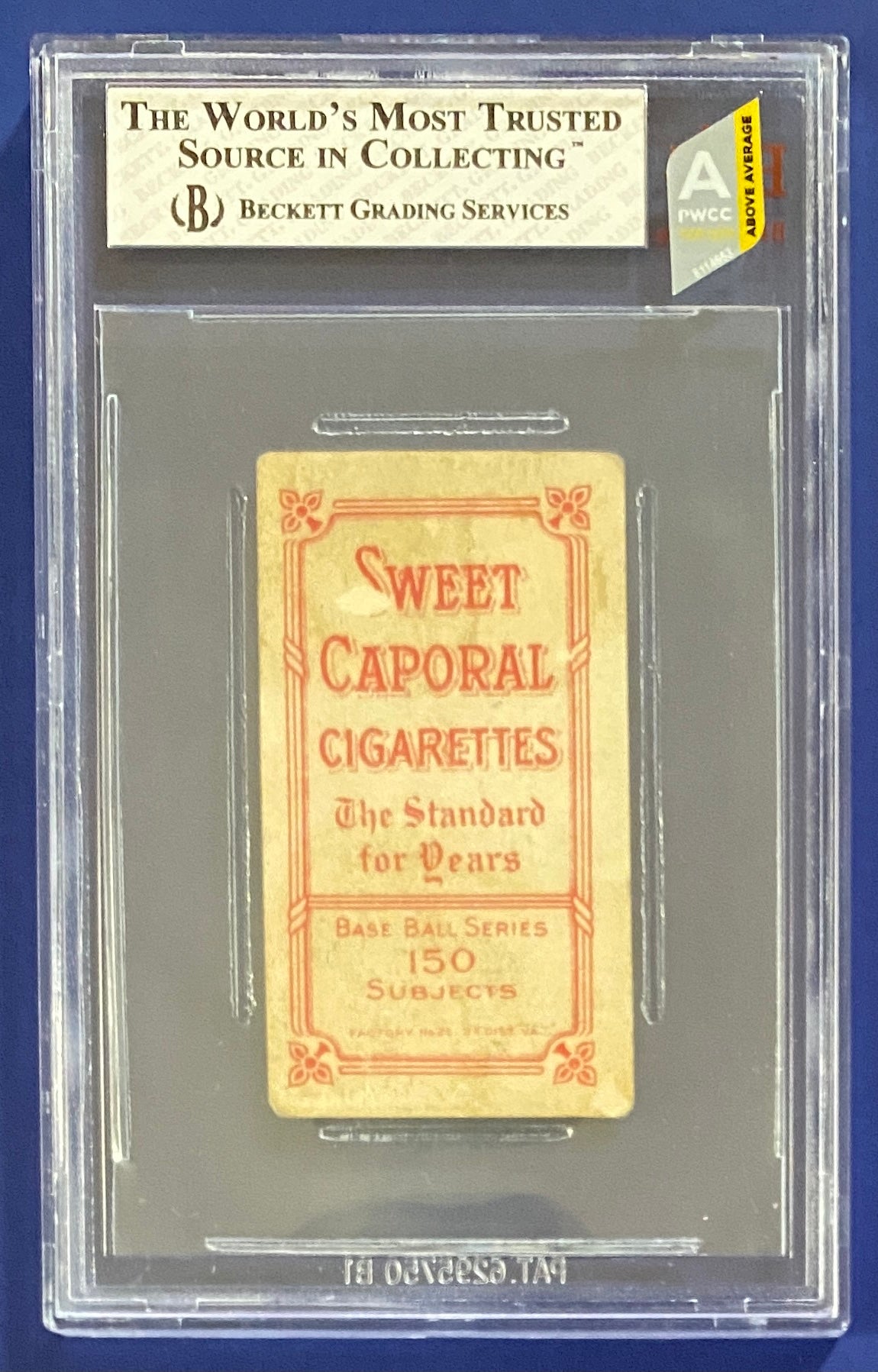 Ty Cobb T206 Sweet Caporal Bat On Shoulder BVG 1.5 PWCC Top 30%