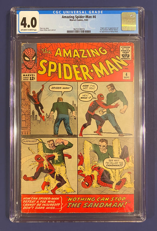 Amazing Spider-Man #4 1963 CGC 4 New Slab Key Issue