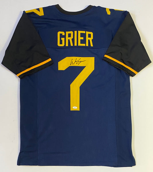 Will Grier Signed West Virginia Mountaineers Jersey