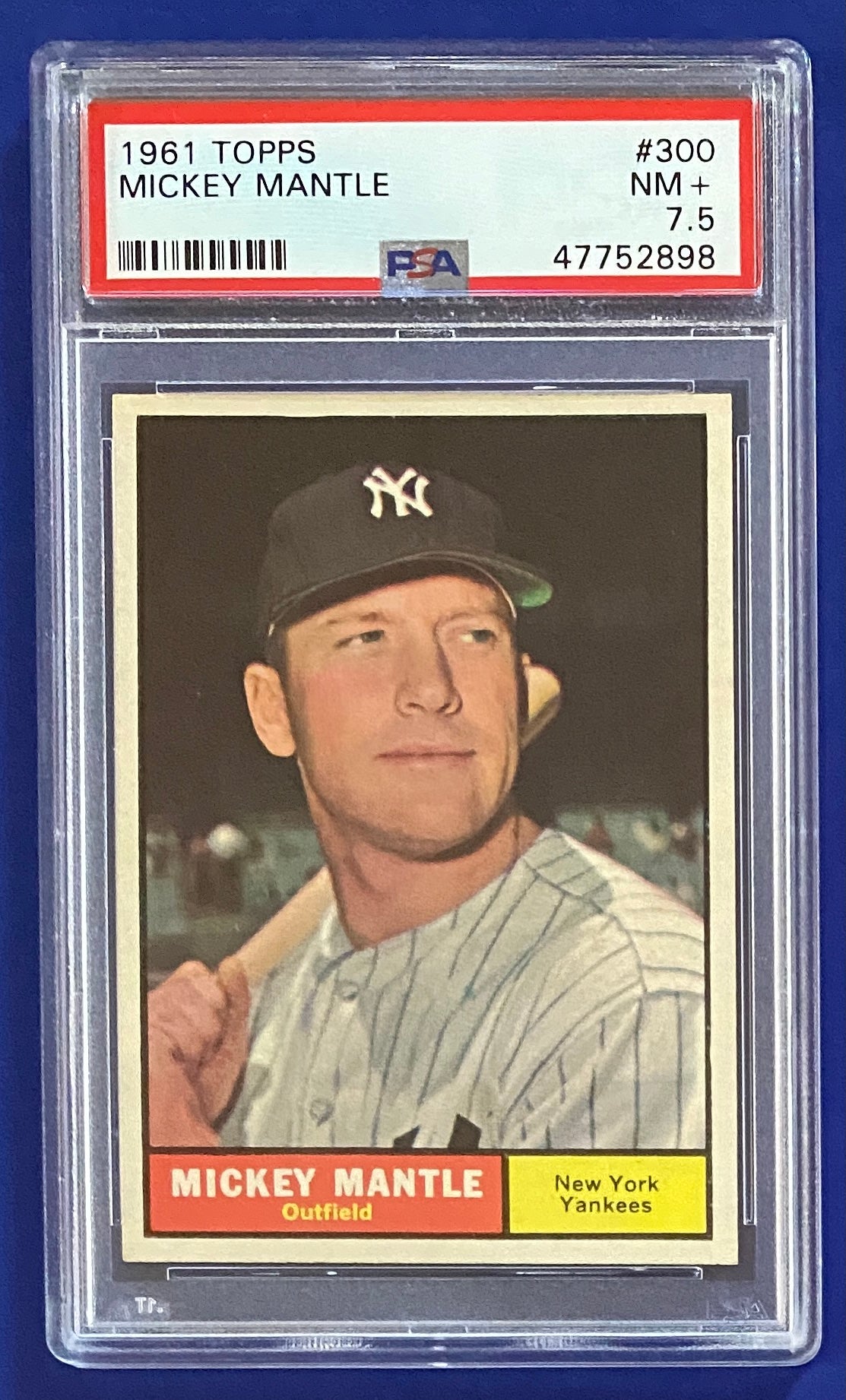 Mickey Mantle 1961 Topps PSA 7.5 PWCC TOP 30%
