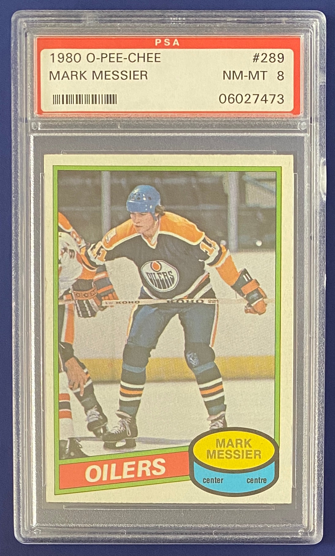 Mark Messier RC 1980 OPC PSA 8