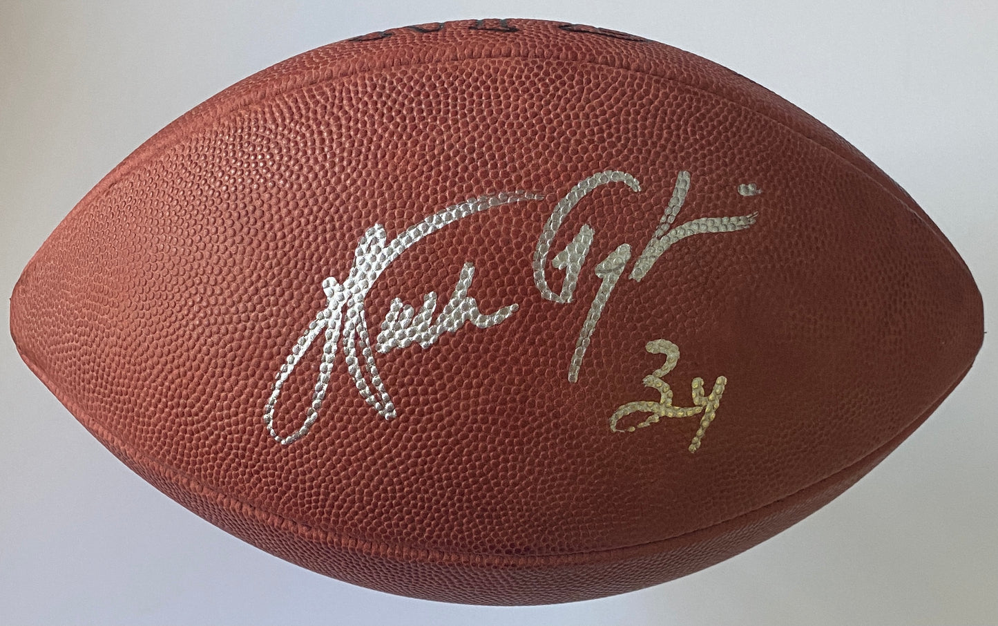 Walter Payton Signed Football Authenticated By The Walter Payton Foundation